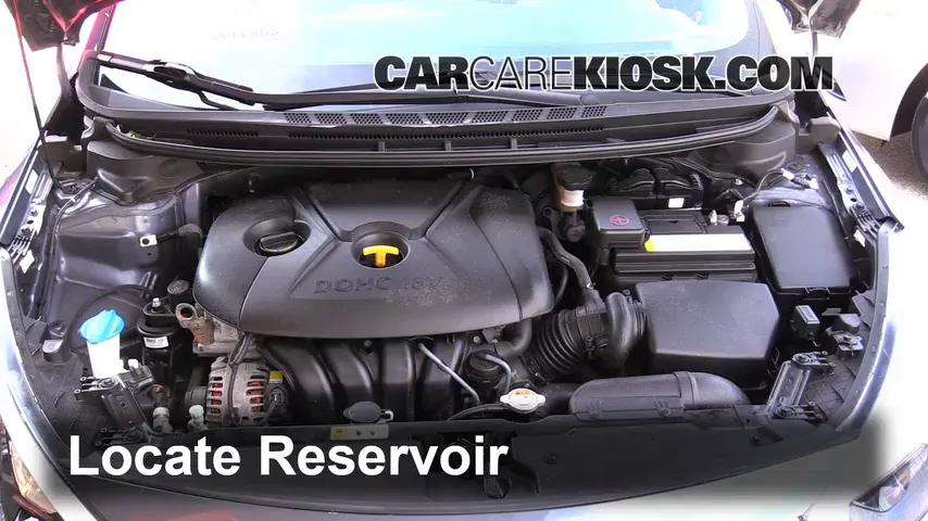 2014 Kia Forte LX 1.8L 4 Cyl. Windshield Washer Fluid Add Fluid